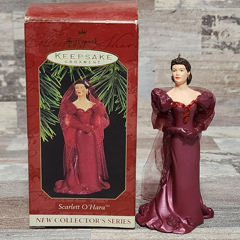 VTG 1997 Scarlett O'Hara Hallmark Keepsake Ornament Collectable 1st In Series